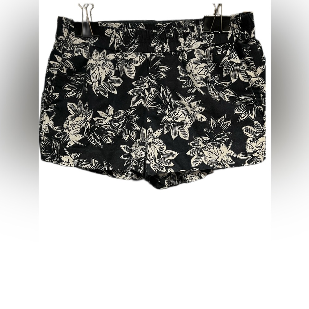 J Crew Purple Floral Print Chinos (Size 8)